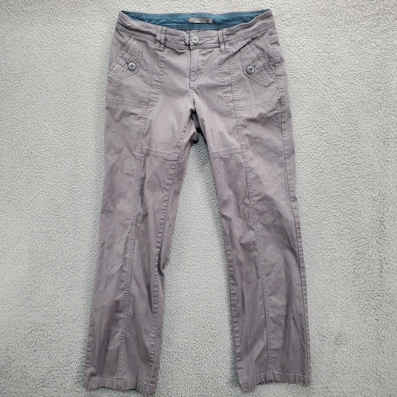 Prana Maize Pants Womens Size 6 Gray Hiking Outdoor Pockets - Picture 1 of 15